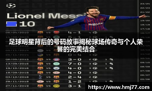 足球明星背后的号码故事揭秘球场传奇与个人荣誉的完美结合